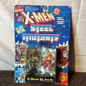 Marvel Comics X-Men Steel‎ Mutants Spy Wolverine vs Omega Red